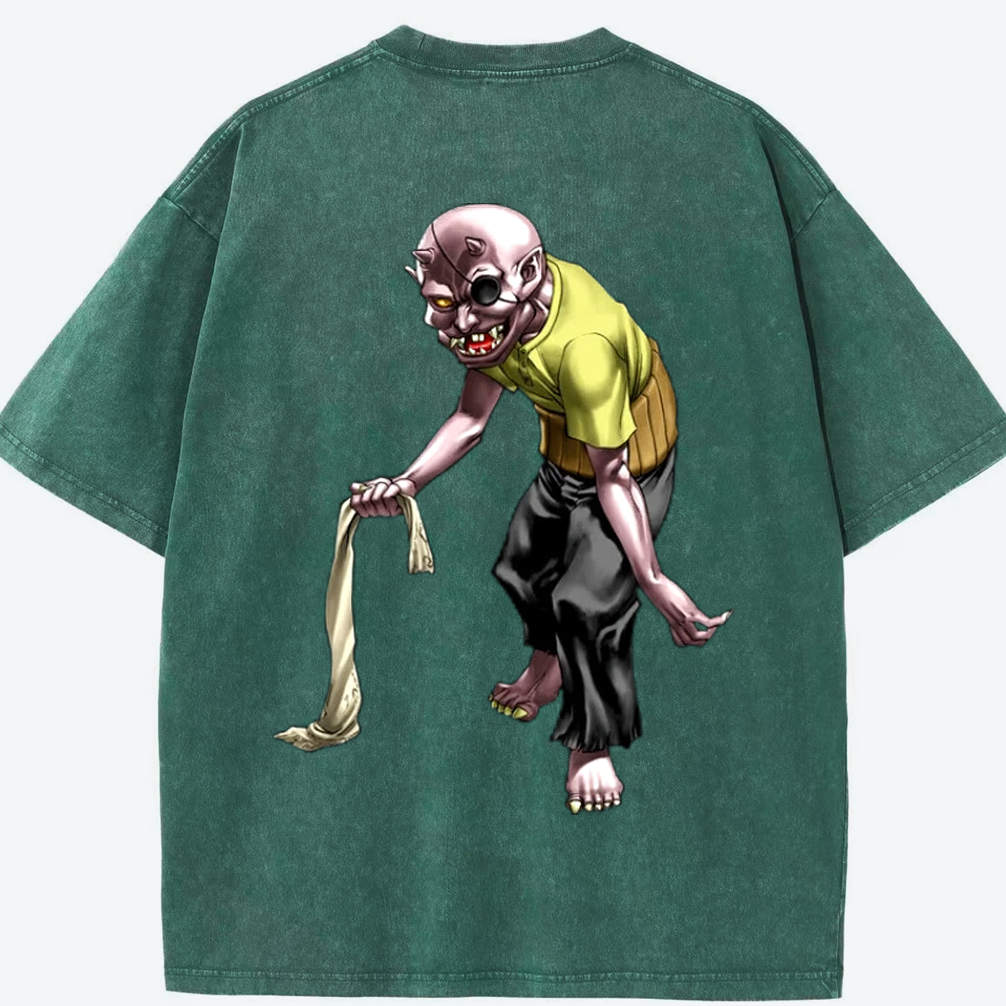 （画像用） 遊☆戯☆王 Yu-Gi-Oh! 綿100% ヴィンテージ風 半袖Tシャツ（背面プリント）